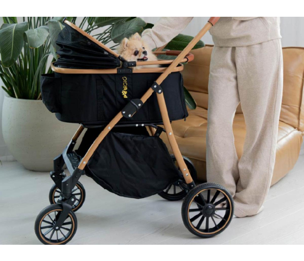 PetiGIO PETI-705-B wózek dla zwierząt czarny - 1581000 - zdjęcie 3